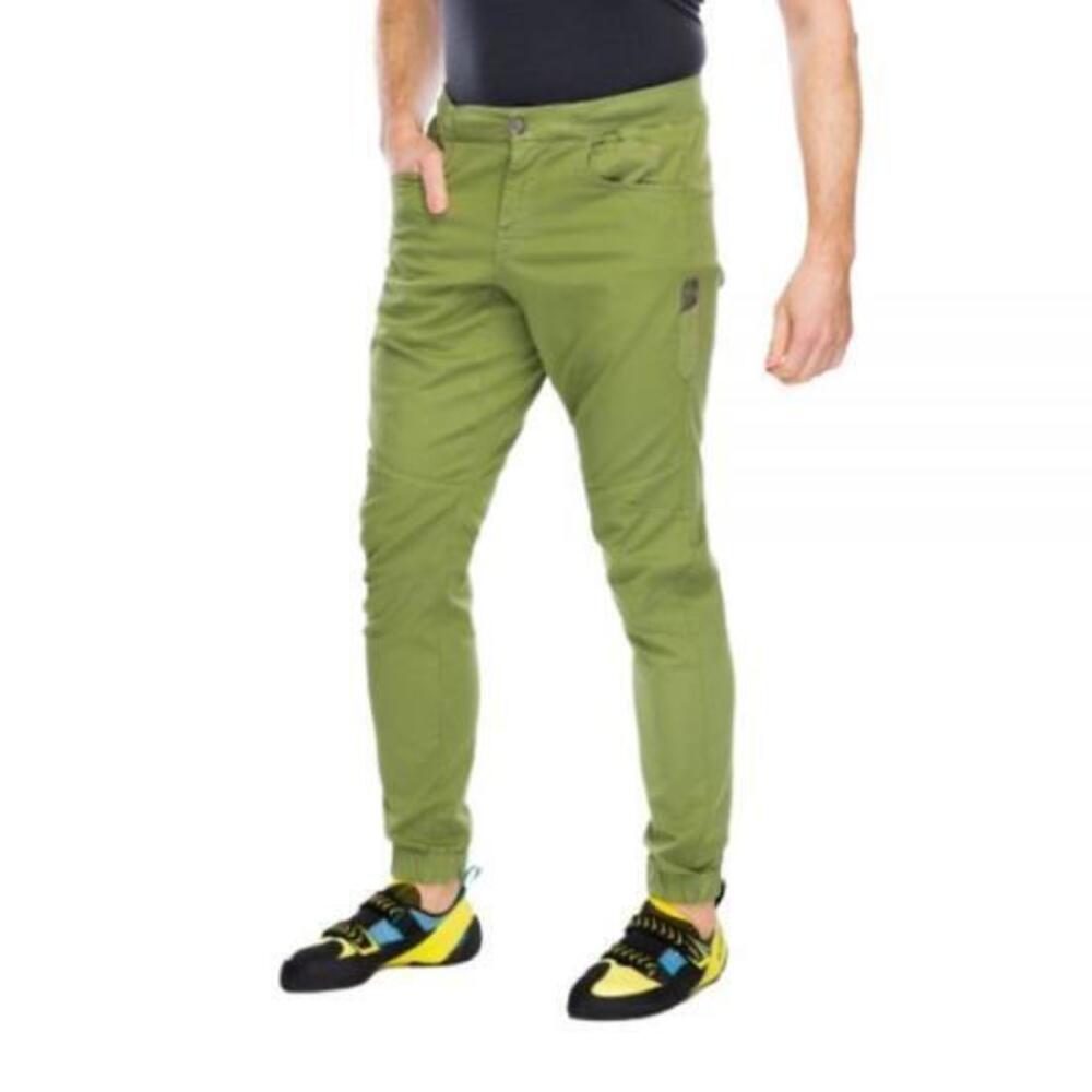 E9 Straight-Fit Utility Pants with Mid-Rise Waist and Tapered Ankle